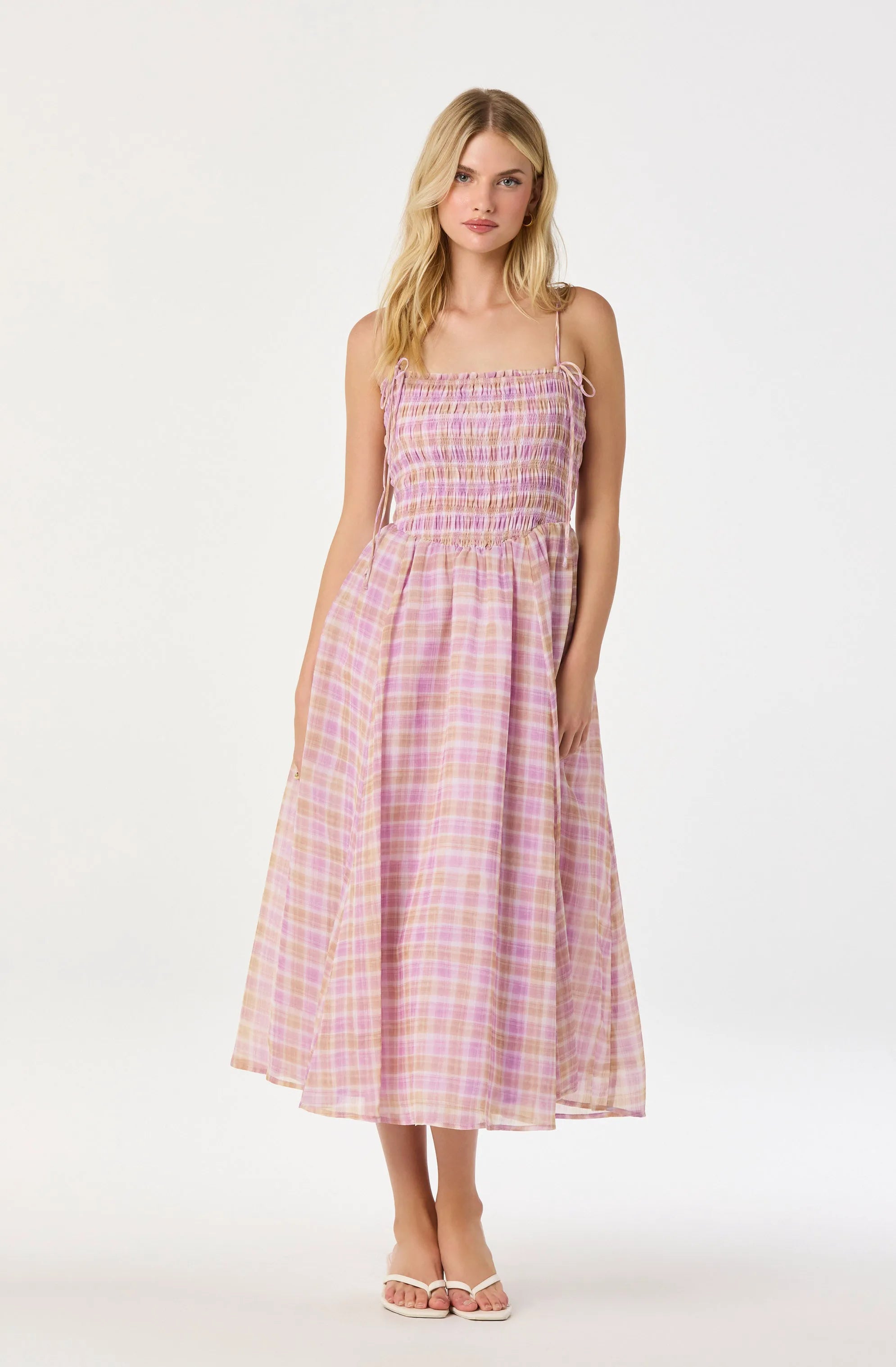 Pink plaid
