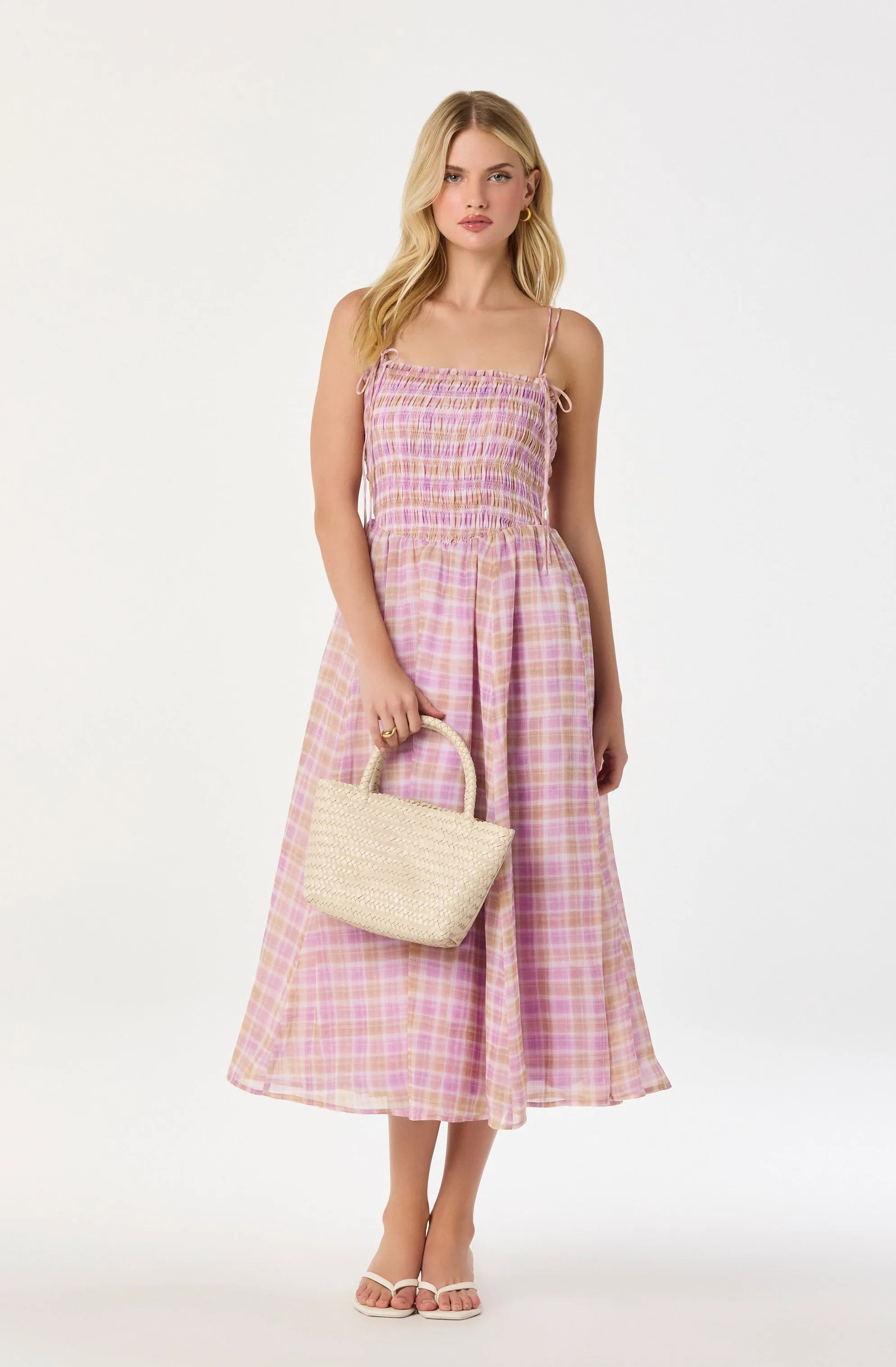 Pink plaid