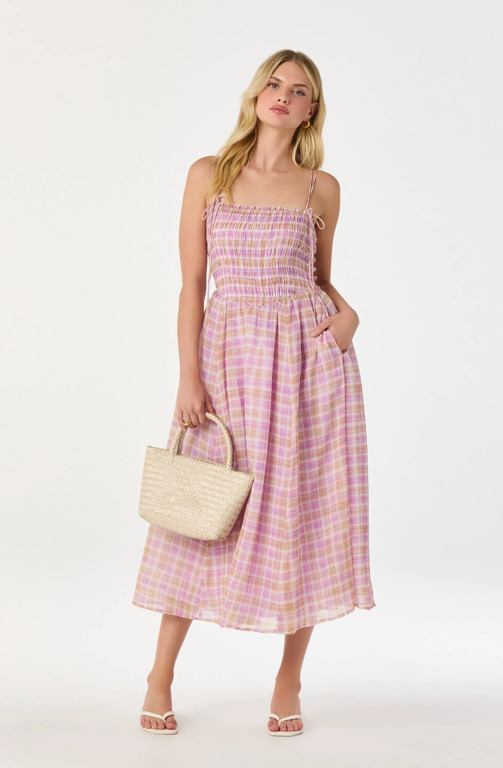 Pink plaid