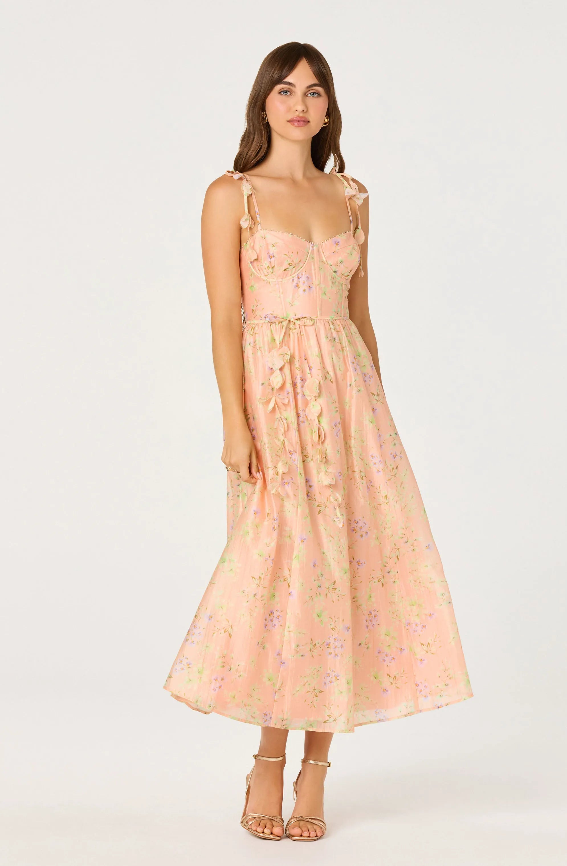 Peach floral