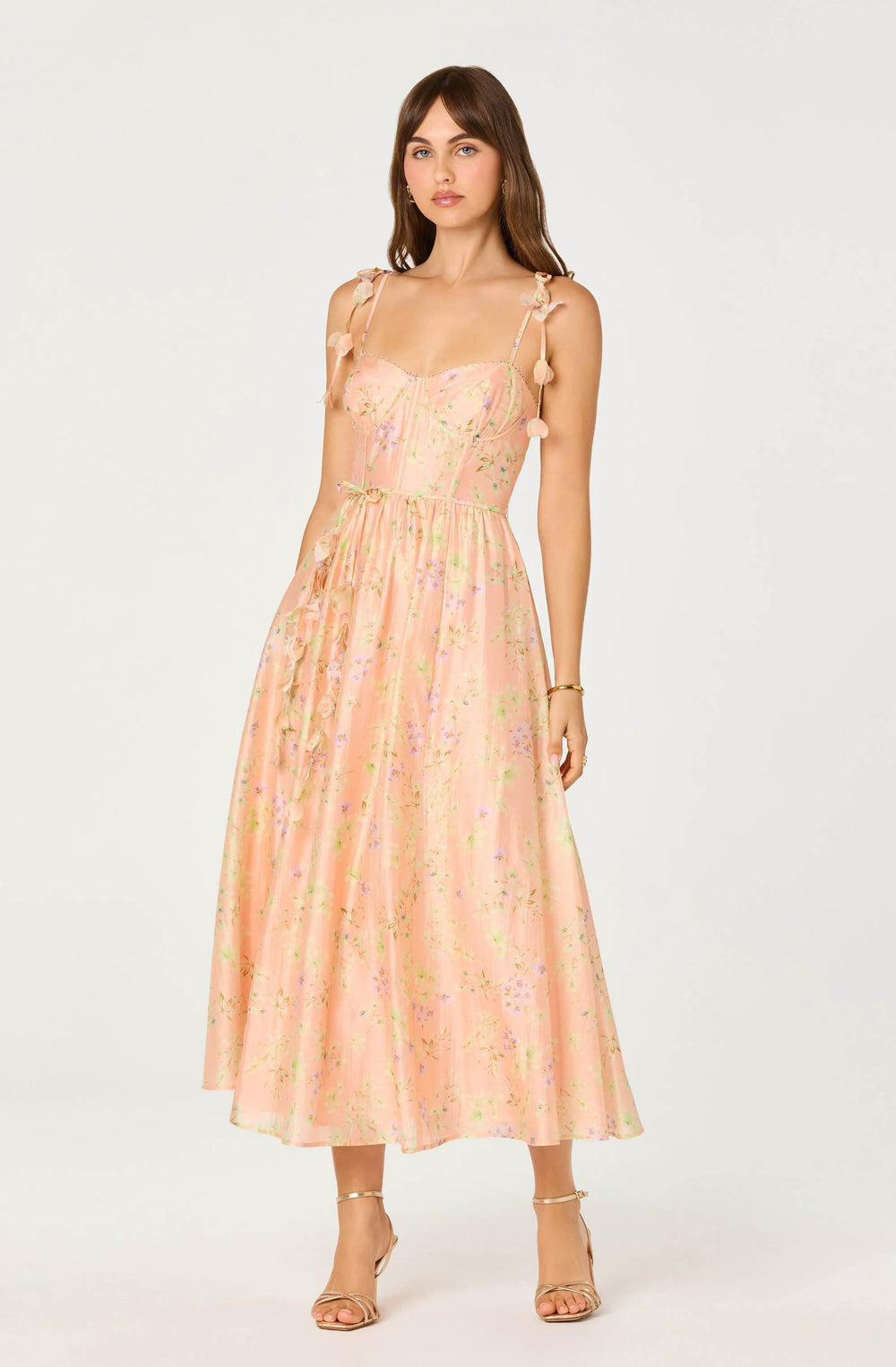 Peach floral