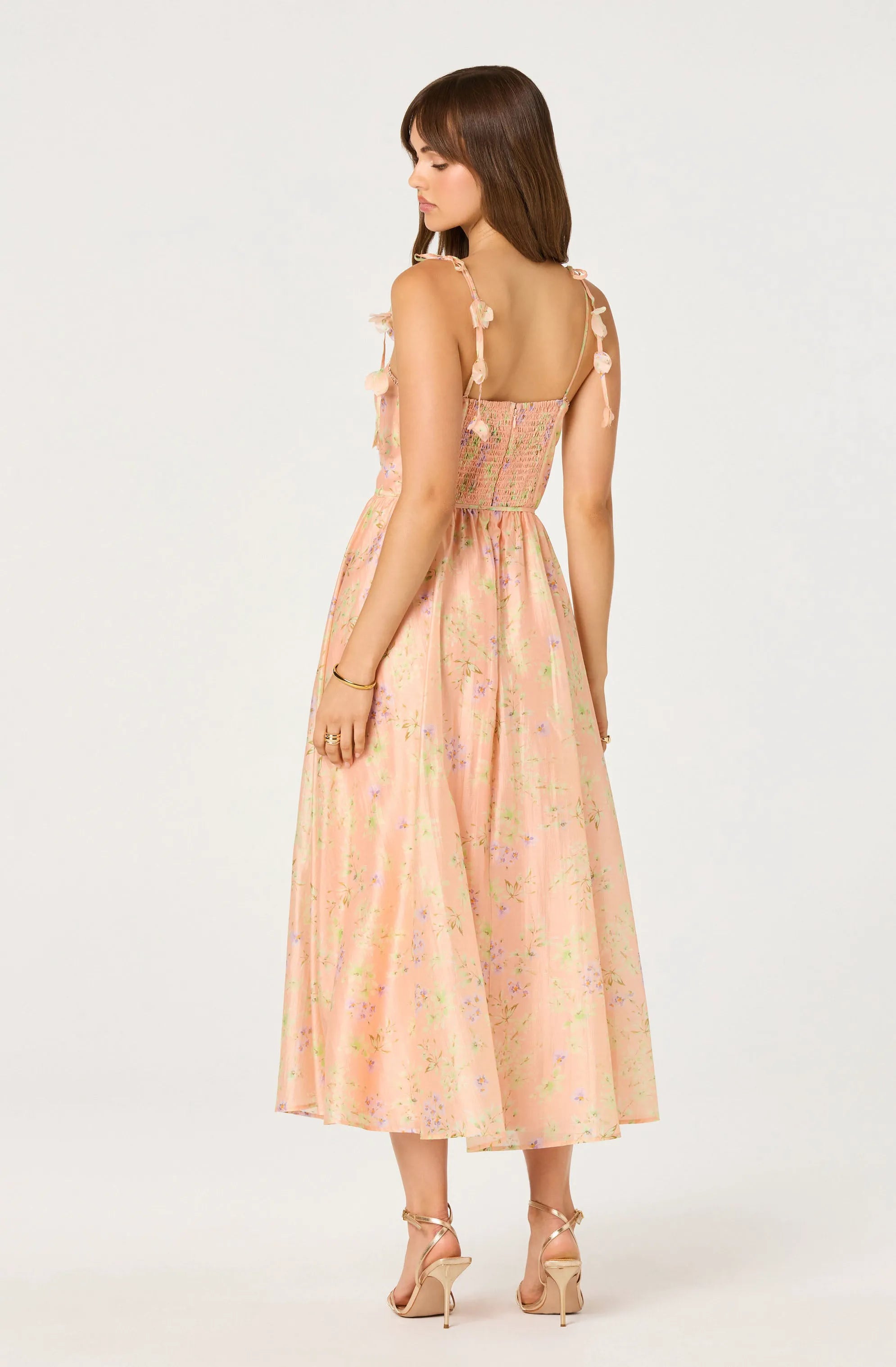 Peach floral