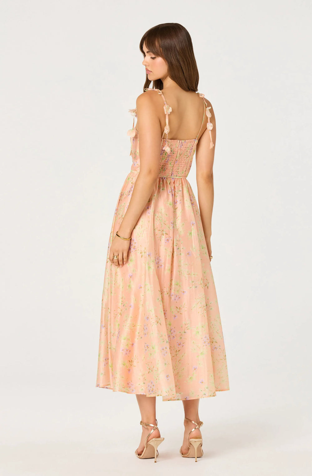 Peach floral