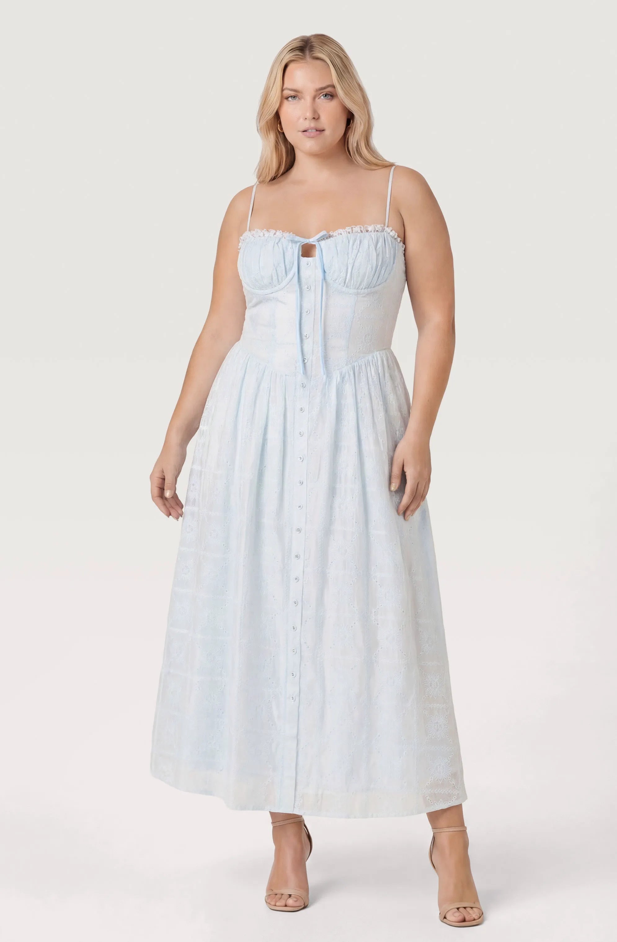 Plus Size - Powder blue