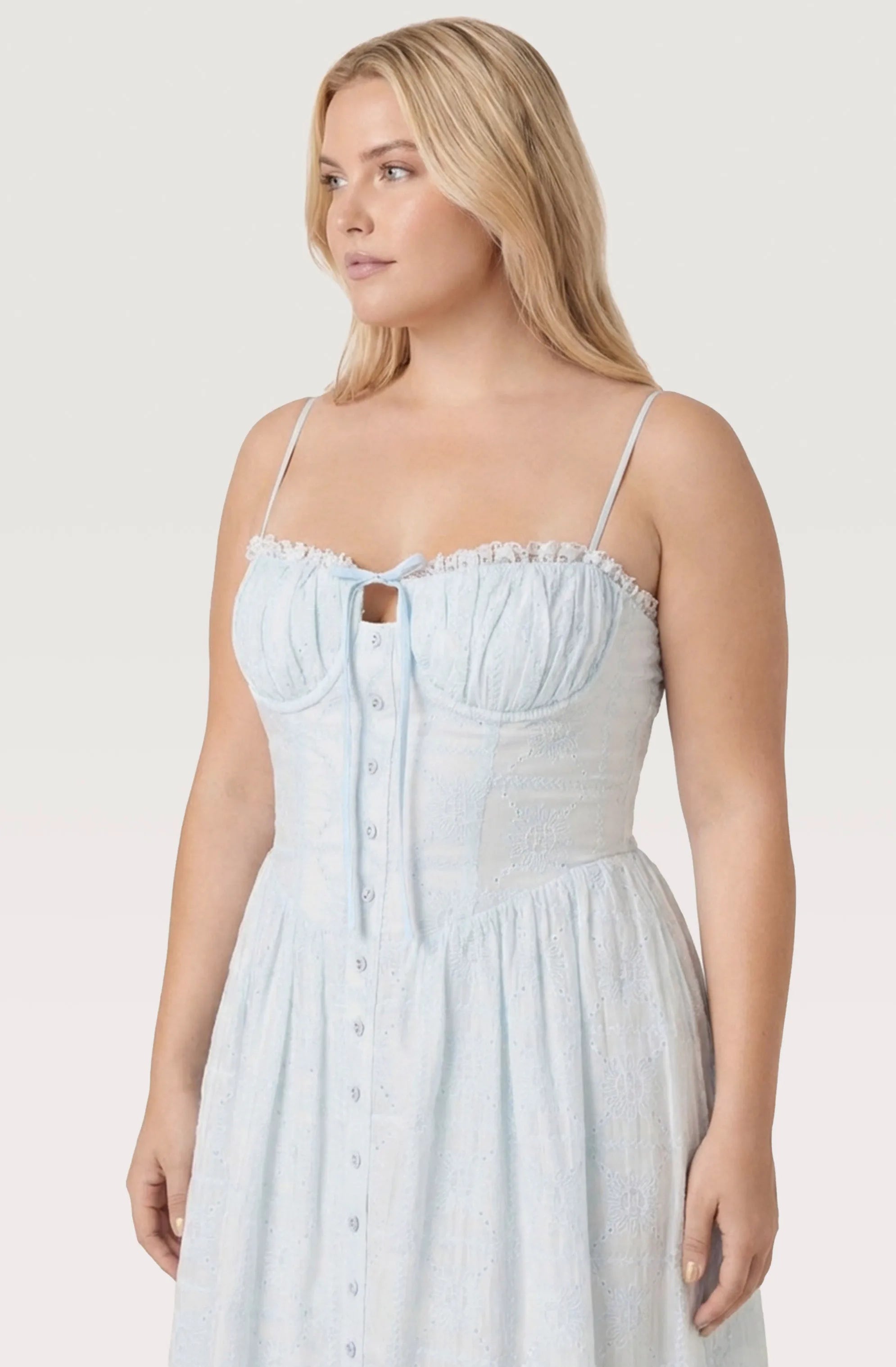 Plus Size - Powder blue
