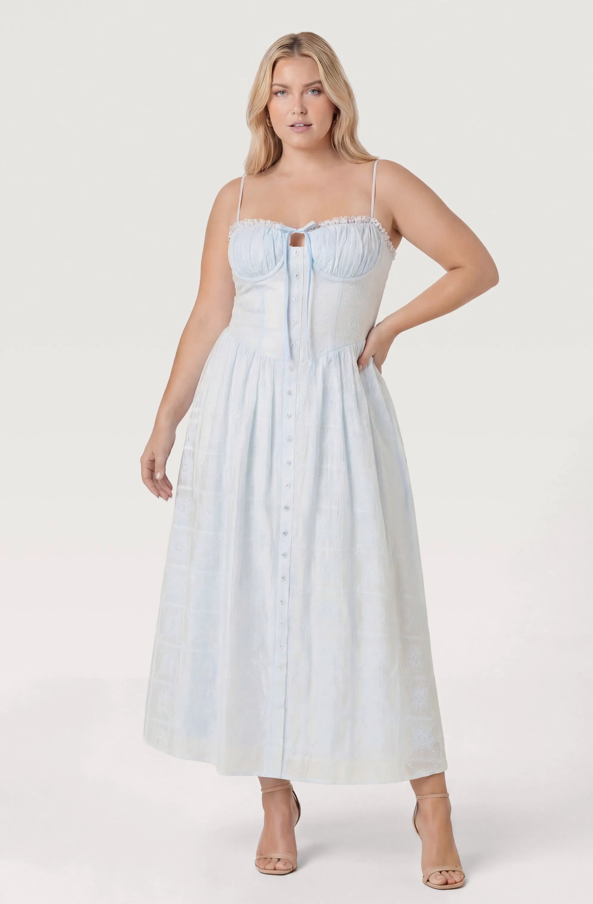 Plus Size - Powder blue