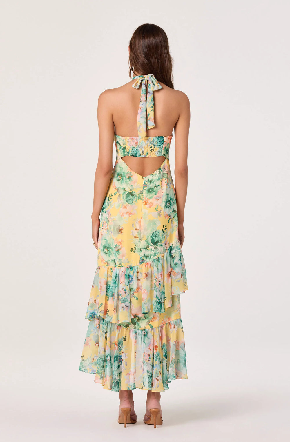 Yellow green floral
