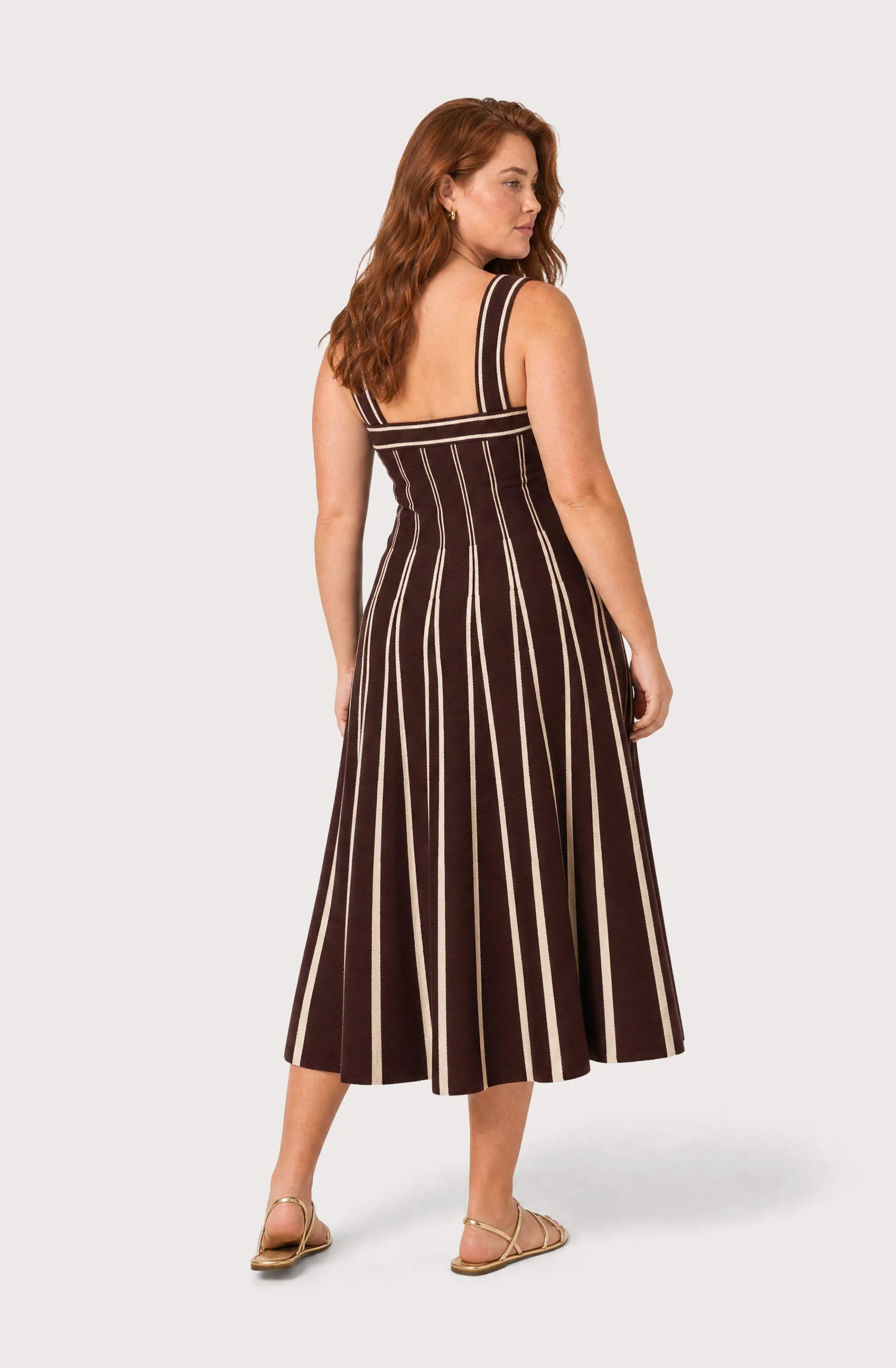 Plus Size - Brown cream