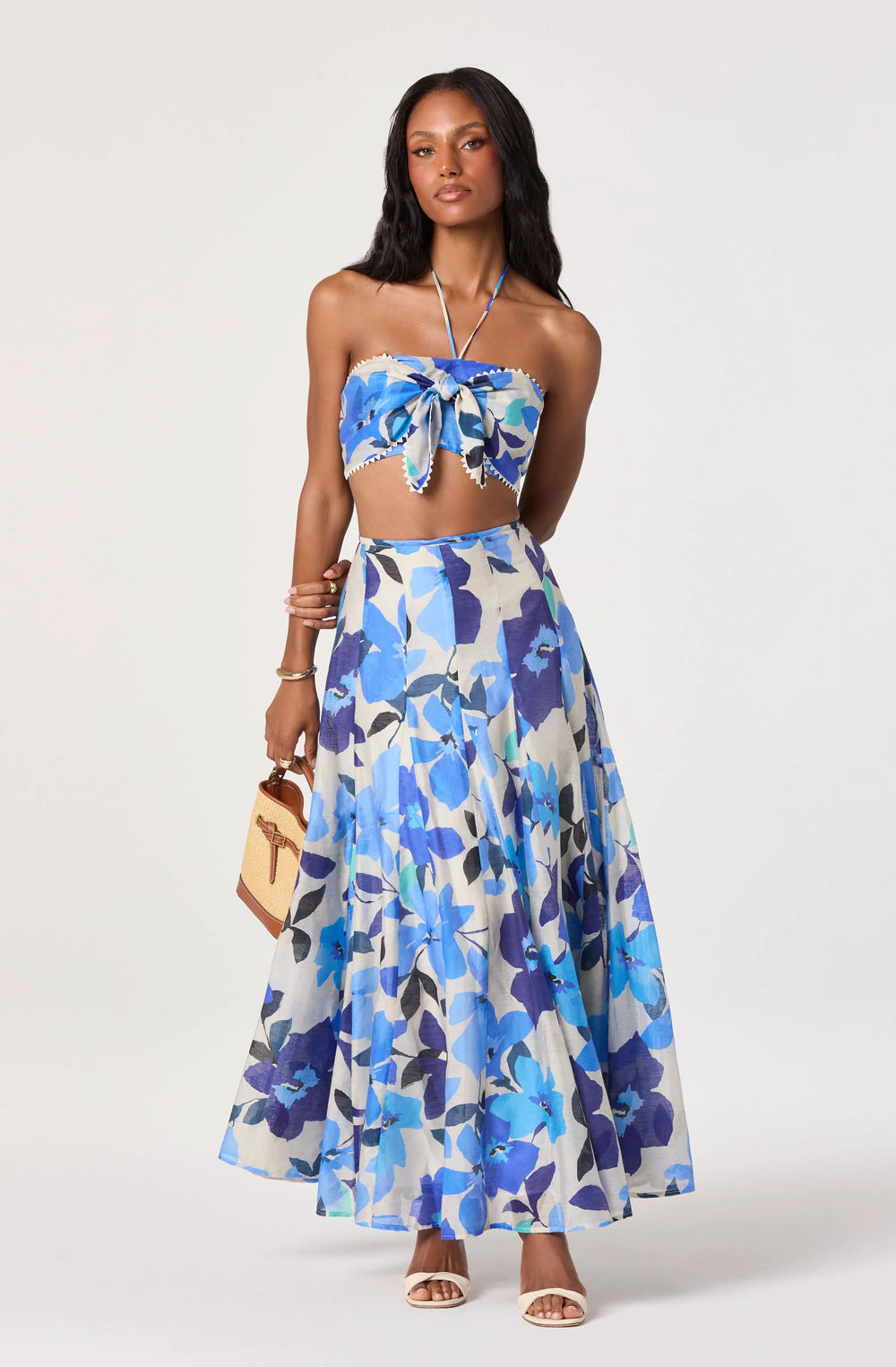 Blue floral