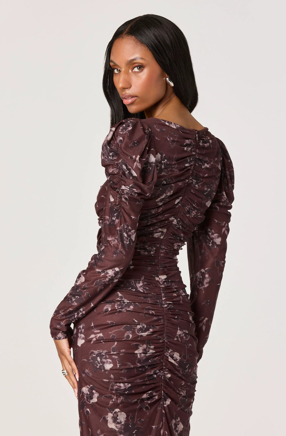 Burgundy floral
