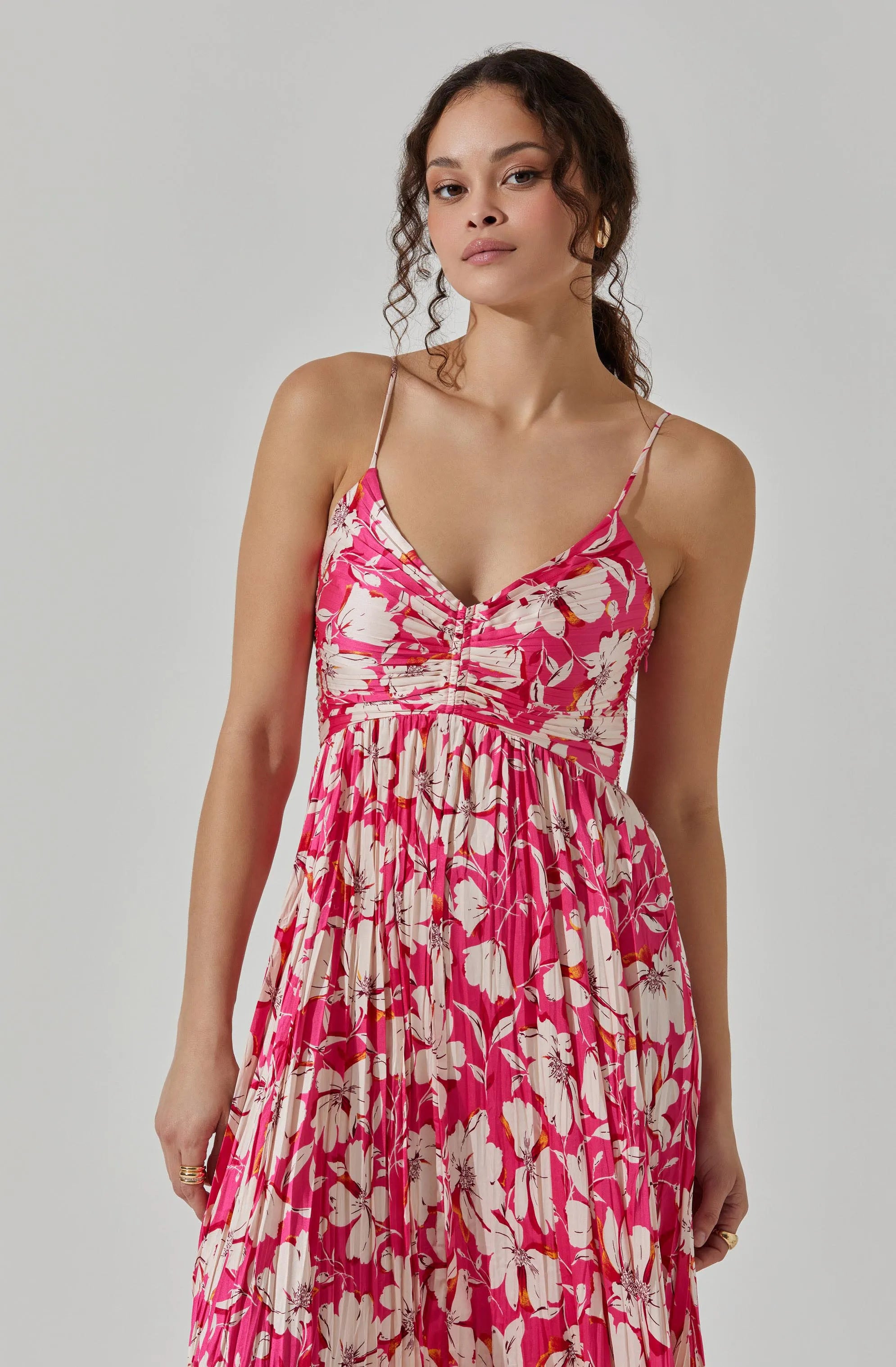 Pink cream floral