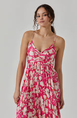 Pink cream floral