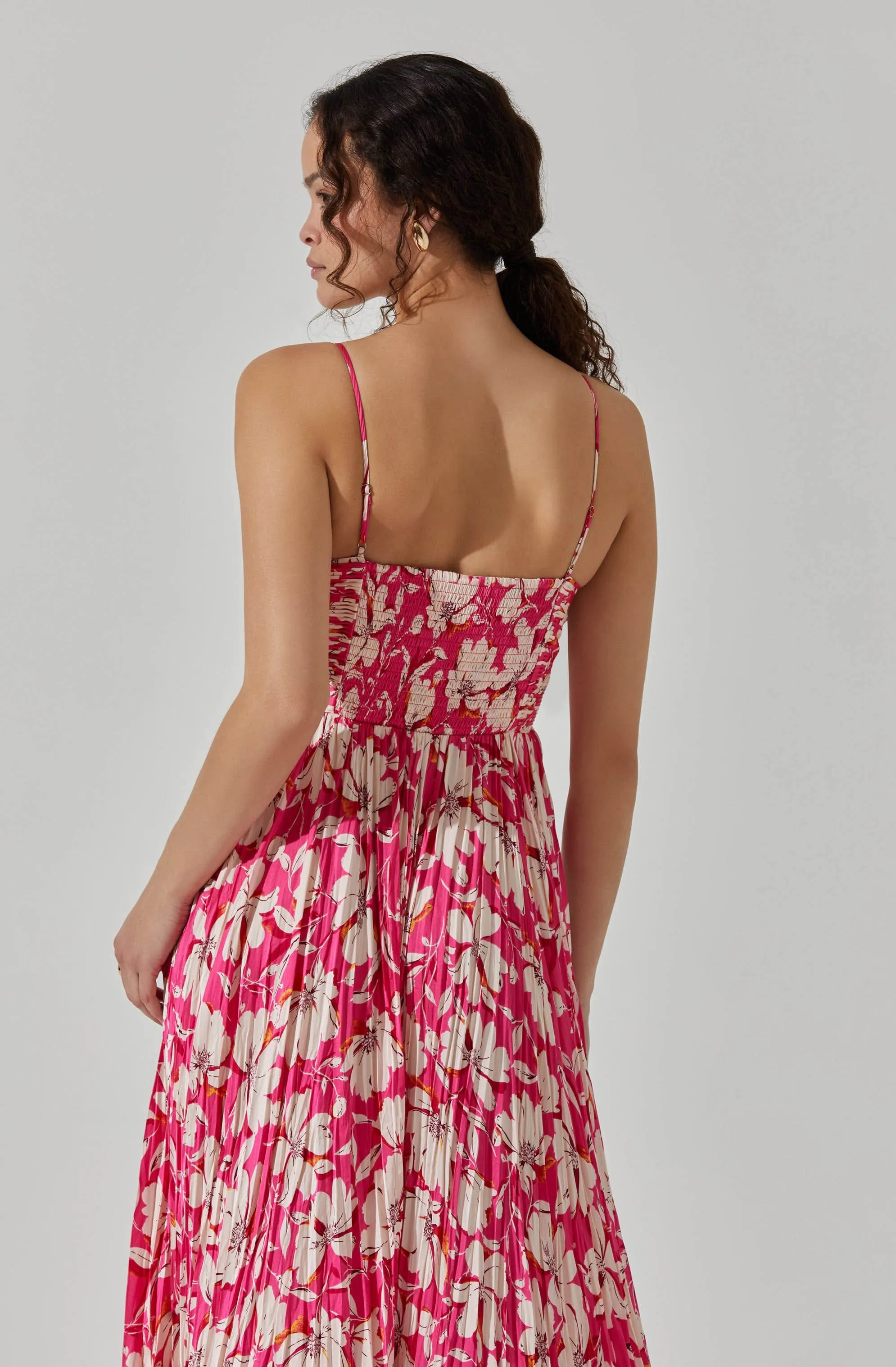 Pink cream floral