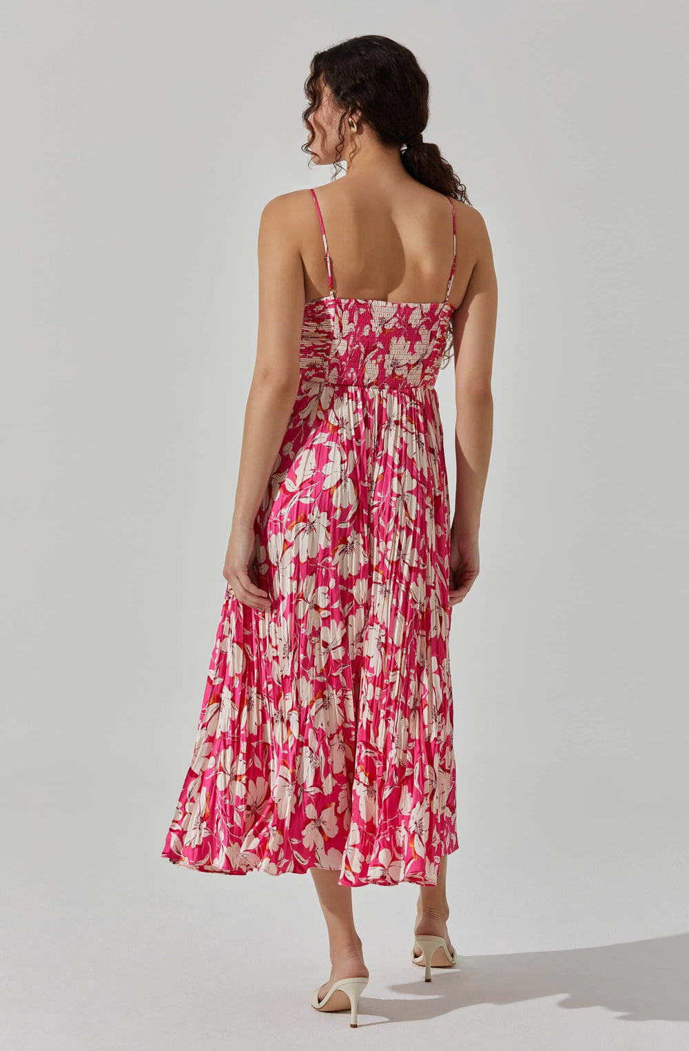Pink cream floral