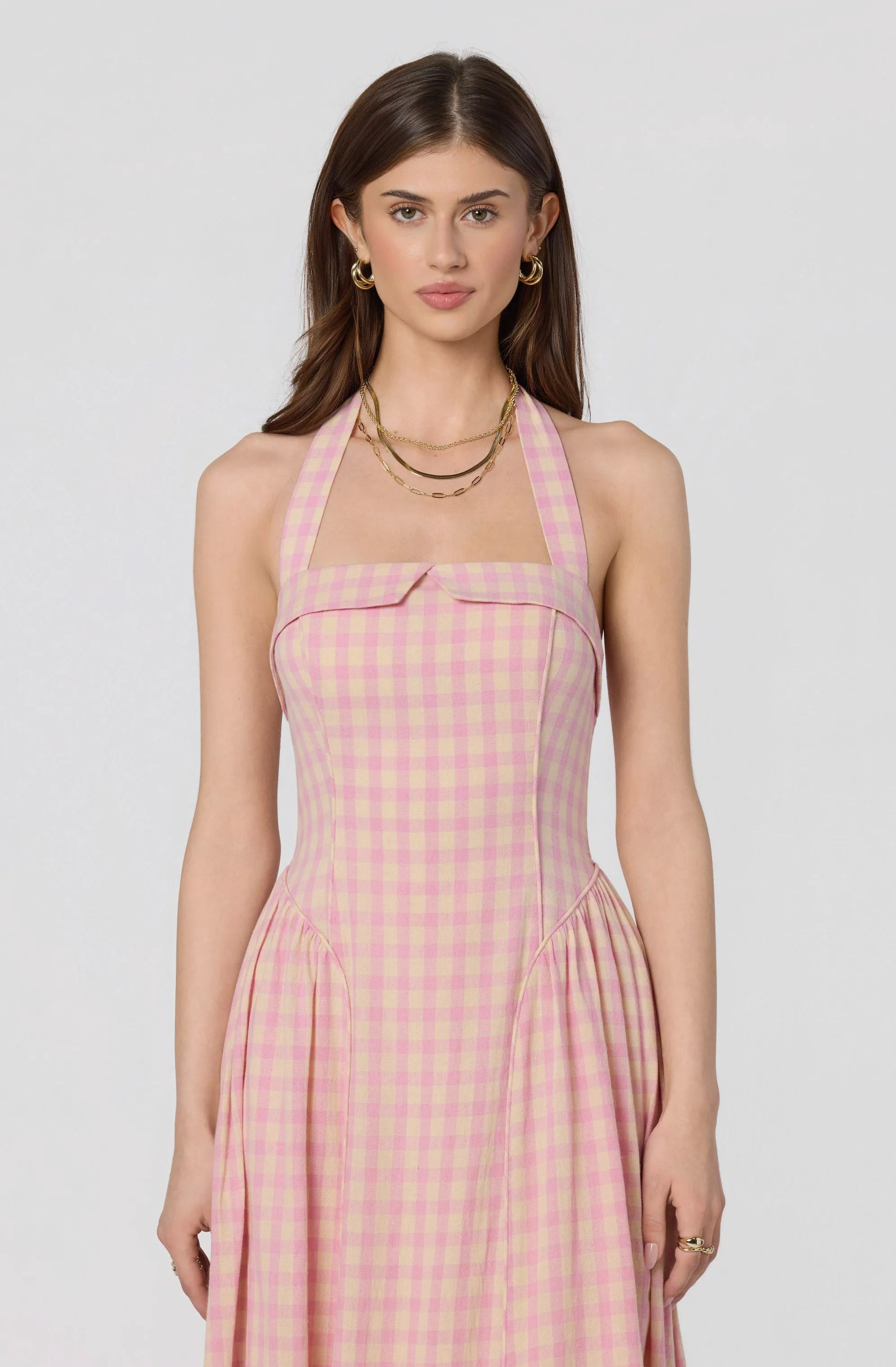 Pink plaid